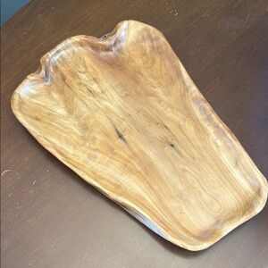 Natural Wood Serving Platter